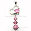 Charm Pink Heart Pendant (FQ-8033)